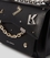 Bolso Karl Lagerfeld K/Karl Seven mediano negro pins